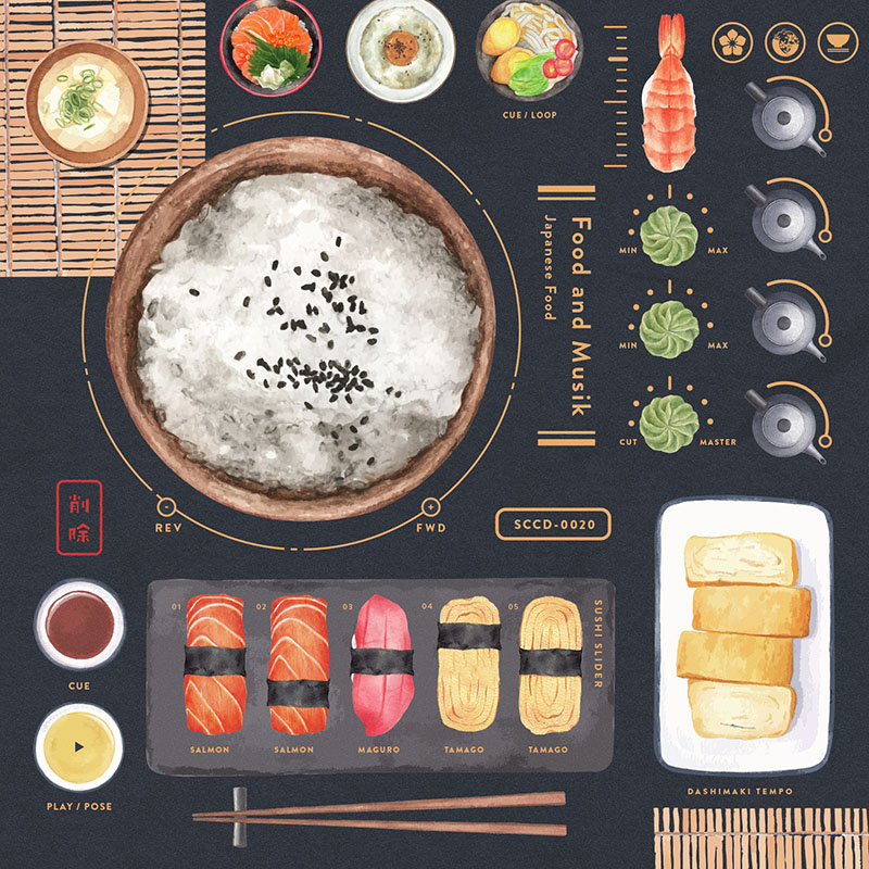 Food and Musik -Japanese Food-